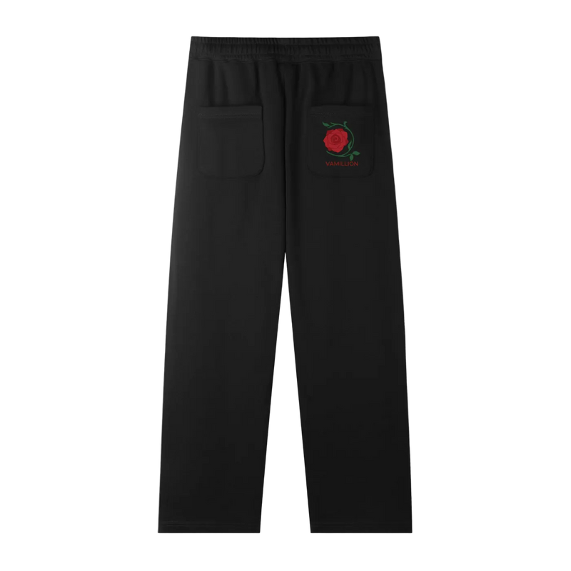 Rose Straight-Leg Sweatpants