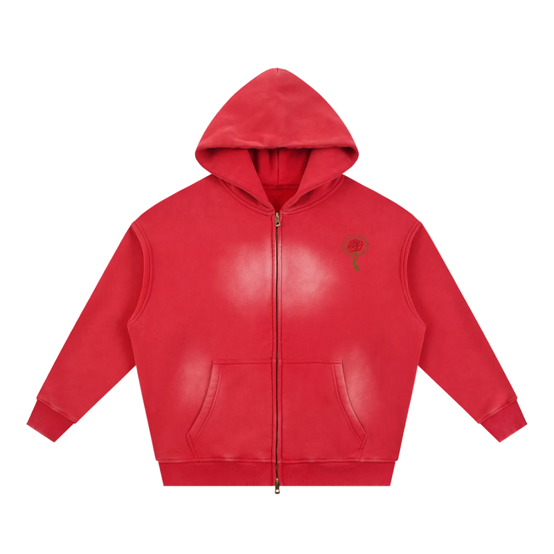 Cyber-Cross Sunfade Boxy Hoodie