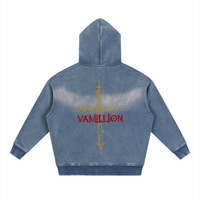 Cyber-Cross Sunfade Boxy Hoodie