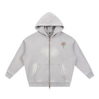 Cyber-Cross Sunfade Boxy Hoodie