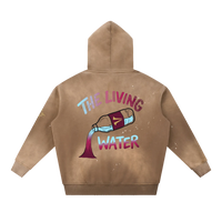 Living Water Vintage Frayed Hoodie