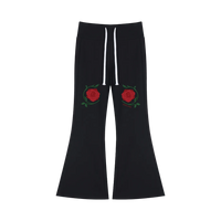 Women's Rose Dream Drawstring Flared Leg Pants