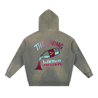 Living Water Vintage Frayed Hoodie