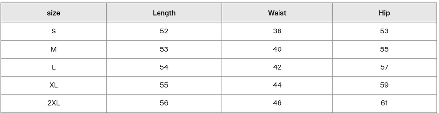 Size guide for Vamillion Faded Distressed Baggy Denim Shorts