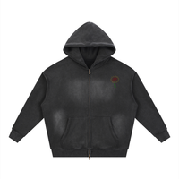 Cyber-Cross Sunfade Boxy Hoodie