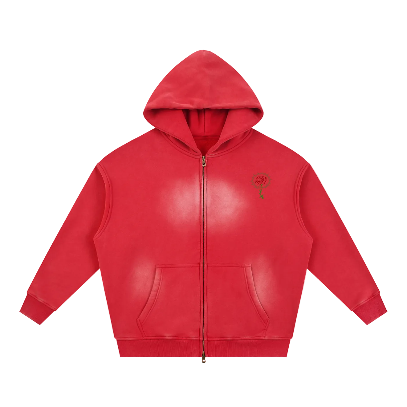 Cyber-Cross Sunfade Boxy Hoodie