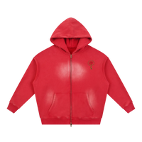 Cyber-Cross Sunfade Boxy Hoodie