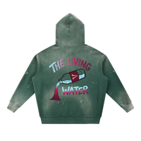 Living Water Vintage Frayed Hoodie