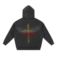 Cyber-Cross Sunfade Boxy Hoodie