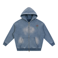 Cyber-Cross Sunfade Boxy Hoodie