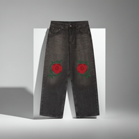 Men's Vintage Wash Heavyweight Denim Rose Jeans