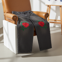 Men's Vintage Wash Heavyweight Denim Rose Jeans